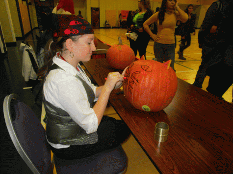 Fun with pumpkin carving!