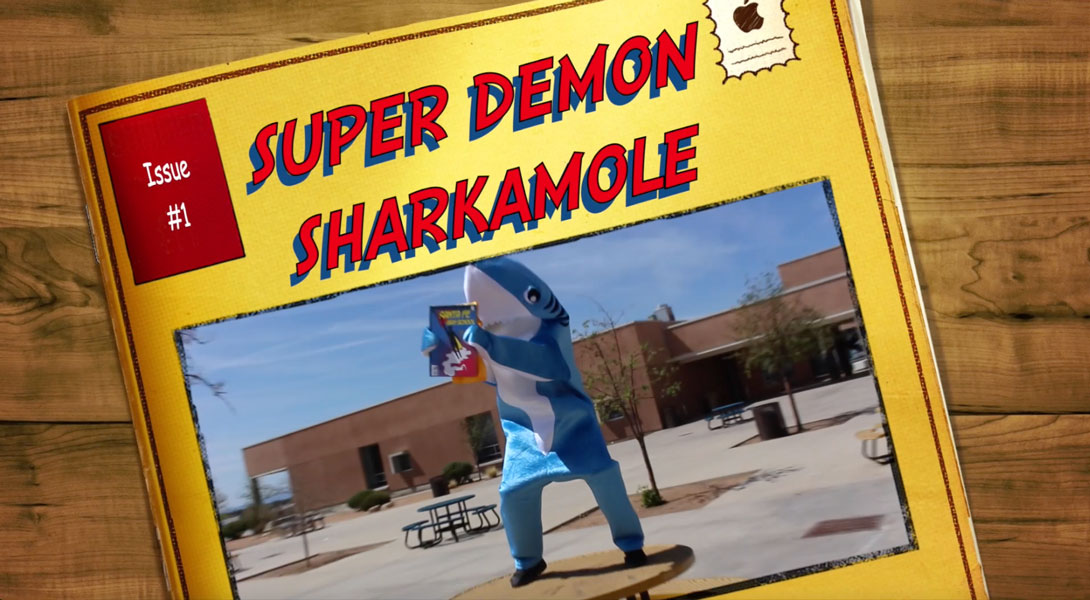 Super Demon Sharkamolé To The Rescue!