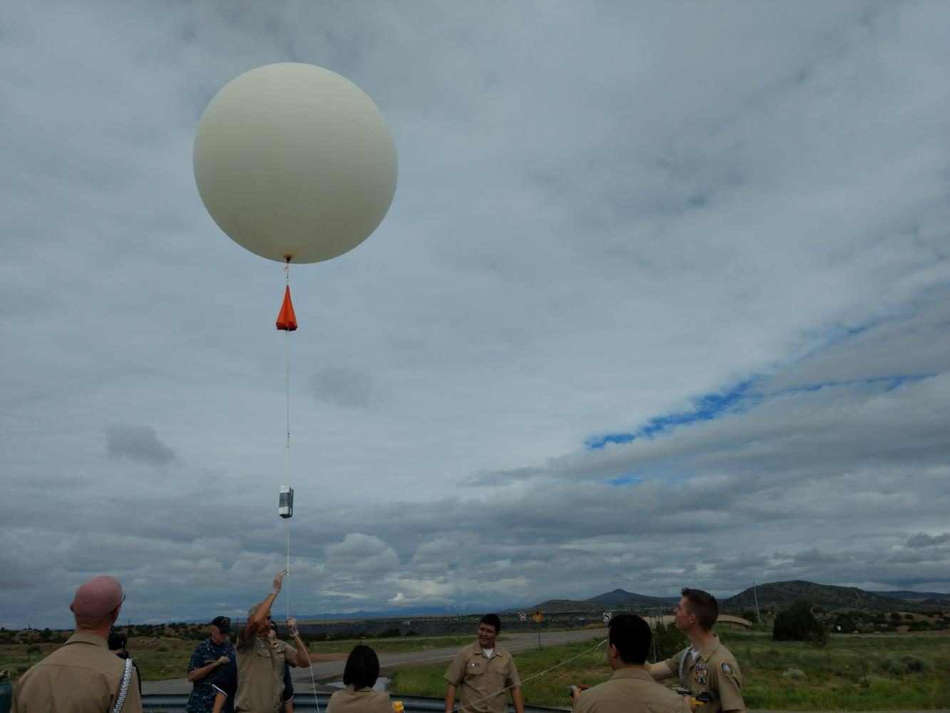 NJROTC Cadets Conduct Atmospheric Tests During Eclipse