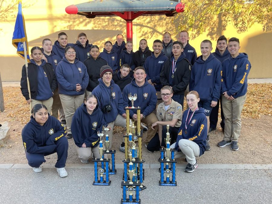 NJROTC Takes First Place in Area 9 Drill Qualifier