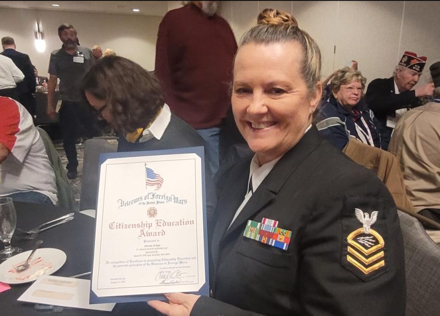 VFW Names Chief Schipp #1 in State for Citizenship Education
