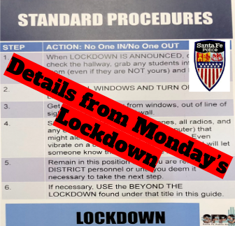 Gun Threat Causes Lockdown Monday Morning