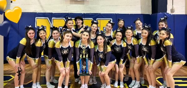 Demon Cheer Earns 1st Place in their Division at NMAA Meet